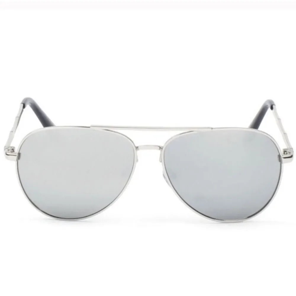 New Mirrored Silver Frame Sunglasses